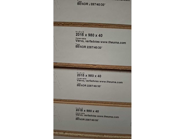 Brandwerende deur - 30 min., ongefreesd - afbeelding 5 van  6