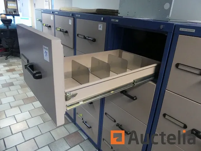 Brandwerende kast met 4 lades fichet-bauche - afbeelding 3 van  6