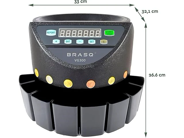 Brasq valsgelddetector met optelfunctie - afbeelding 3 van  3