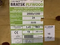 Bratsk plywood oregon pak multiplex (14x) - afbeelding 5 van  5