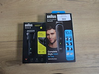 Braun all-in-one style kit series 5 mgk5445 en braun elektisch scheerapparaat series 3 301s (b435) - afbeelding 1 van  6
