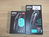Braun beard trimmer series 3 bt3411 en braun all-in-one style kit series 3 sk3400 (b435) - afbeelding 1 van  6