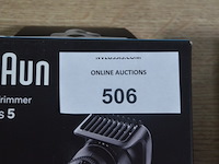 Braun beard trimmer series 5 bt5420 en braun elektrisch scheerapparaat s3 shave and style 300bt (b435) - afbeelding 2 van  6