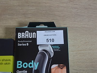 Braun body groomer series 5 bg5370 en braun elektrisch scheerapparaat seirs 3 pro skin 3000s (b435) - afbeelding 1 van  6