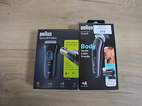 Braun body groomer series 5 bg5370 en braun elektrisch scheerapparaat seirs 3 pro skin 3000s (b435) - afbeelding 2 van  6