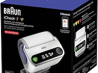 Braun bpw4500 icheck 7 - bloeddrukmeter - wit - afbeelding 2 van  8