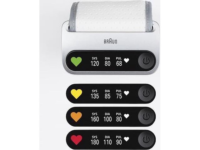 Braun bpw4500 icheck 7 - bloeddrukmeter - wit - afbeelding 4 van  8