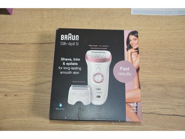 Braun face spa mini epilator + cleansing brush en braun silk epil 9 (b435) - afbeelding 5 van  6