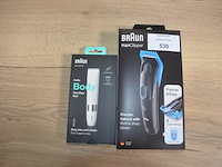 Braun hair clipper hc5010 en braun mini trimmer hello body bs1000 (b435) - afbeelding 1 van  6