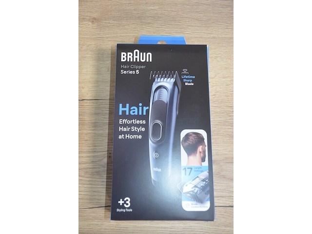 Braun hair clipper series 5 hc5330 en elektrisch scheerapparaat s3 shave and style 300bt (b435) - afbeelding 3 van  6