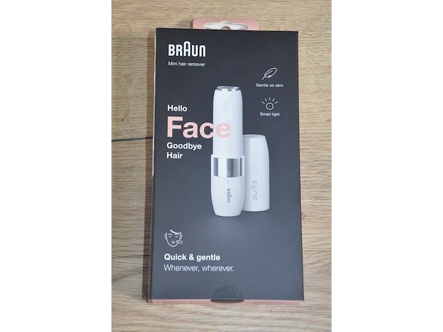 Braun mini hair remover hello face en braun mini precision trimmer hello brows (b435) - afbeelding 3 van  6