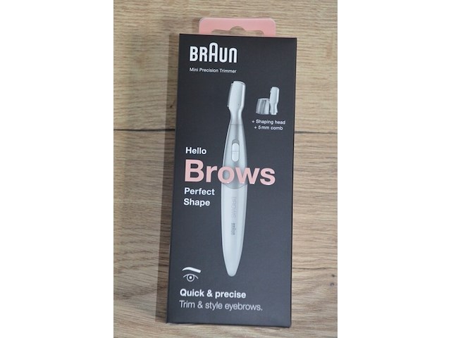 Braun mini hair remover hello face en braun mini precision trimmer hello brows (b435) - afbeelding 5 van  6