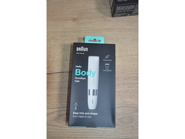 Braun mini trimmer hello body bs1000 en braun beard trimmer series 3 bt3400 (b435) - afbeelding 3 van  6