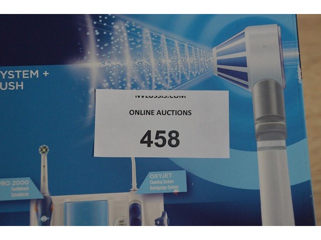 Braun oral b health center oxyjet cleaning system + elektrische tandenborstel pro 2000 (b435) - afbeelding 2 van  5
