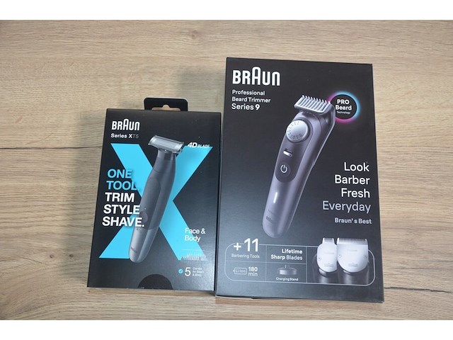 Braun professional beard trimmer series 9 bt9441 en elektrisch scheerapparaat braun series xt5 onetool xt5100 (b435) - afbeelding 1 van  5