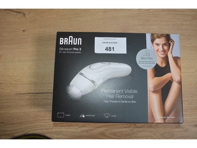 Braun silk expert pro 3 ipl hair removal system pl3020 (b435) - afbeelding 1 van  3