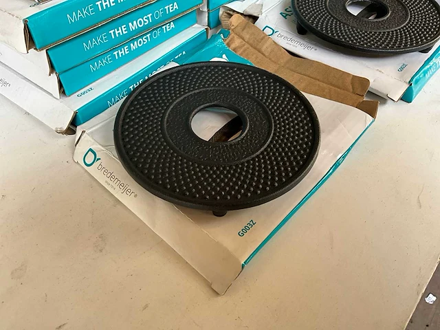 Bredemeijer asia jang onderzetter gietijzer diameter 13 cm + theepot (34x) - afbeelding 4 van  7