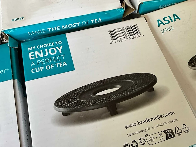 Bredemeijer asia jang onderzetter gietijzer diameter 13 cm + theepot (34x) - afbeelding 6 van  7
