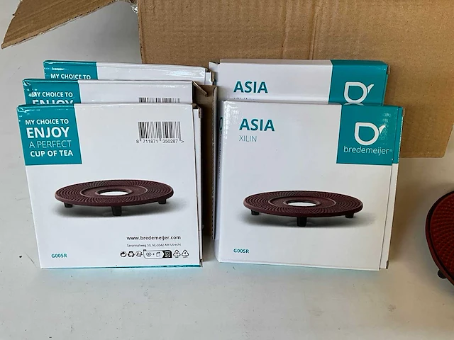 Bredemeijer asia xilin onderzetter gietijzer diameter 13 cm (36x) - afbeelding 4 van  5