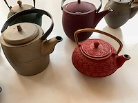 Bredemeijer diverse gietijzeren thee potten (7x) - afbeelding 3 van  9