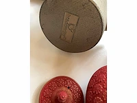 Bredemeijer diverse gietijzeren thee potten (7x) - afbeelding 8 van  9