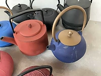 Bredemeijer diverse gietijzeren theepotten (8x) - afbeelding 5 van  10