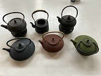 Bredemeijer gietijzeren thee potten (6x) - afbeelding 1 van  14