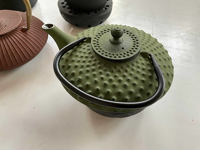 Bredemeijer gietijzeren thee potten (6x) - afbeelding 7 van  14