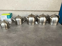 Bredemeijer rvs theepotten (5x) - afbeelding 1 van  8