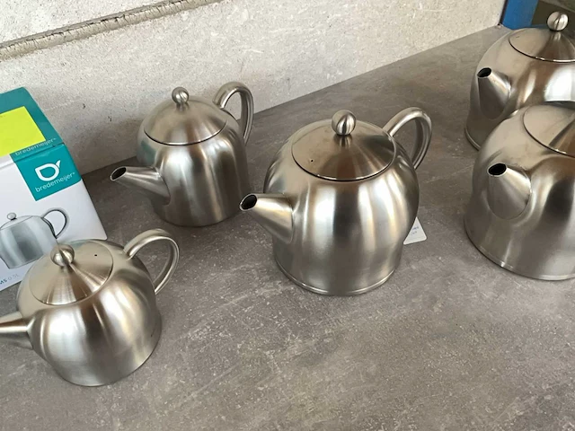 Bredemeijer rvs theepotten (5x) - afbeelding 8 van  8