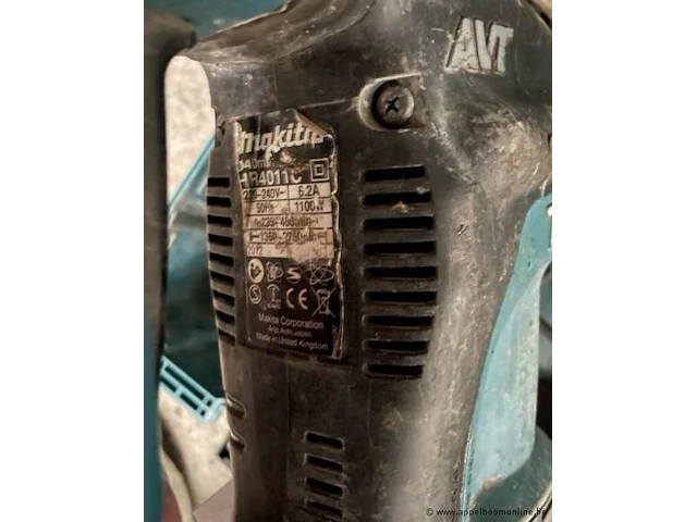 Breekhamer makita hr4011c, opbergkoffer - afbeelding 2 van  2