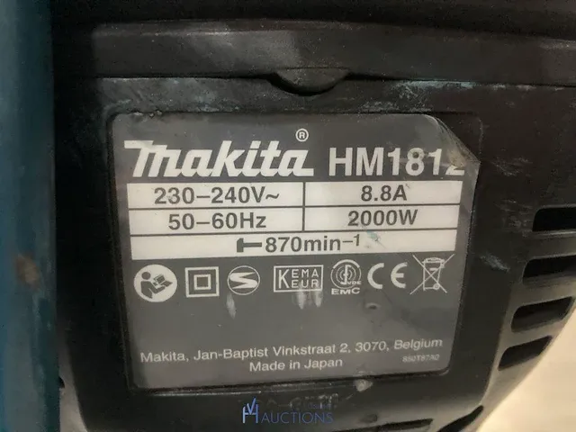 Breekhamer makita - afbeelding 5 van  5