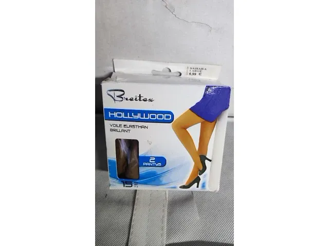Breitex hollywood voile elasthan brillant 15 den sahara large2 pantys - afbeelding 1 van  3