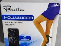Breitex hollywood voile elasthan brillant mocca extra large 2 pantys