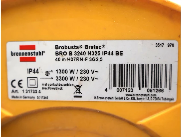 Brennen stuhl verlengkabel - afbeelding 4 van  4