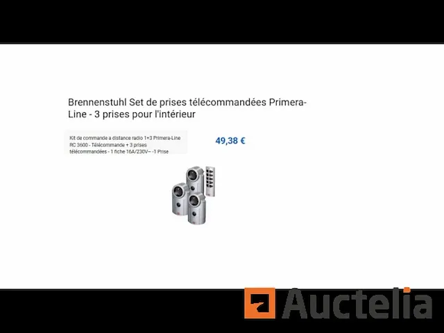 Brennenstuhl primera line afstandsbediening socket set - afbeelding 1 van  1