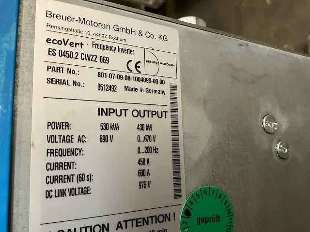 Breuer-motoren ecovert es 0450.2 frequentieregelaar - afbeelding 7 van  7