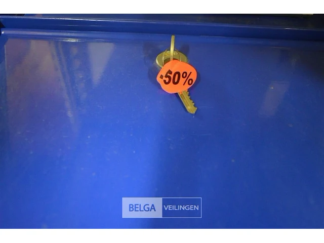 Brievenbus blauw - afbeelding 2 van  2