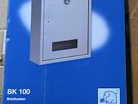 Brievenbussen inox basi tweedehands, 10 stuks - afbeelding 1 van  1