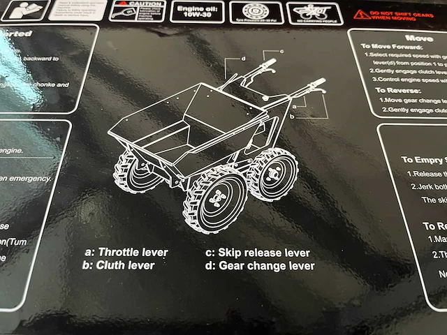 Briggs & stratton gemotoriseerde kruiwagen - afbeelding 8 van  16