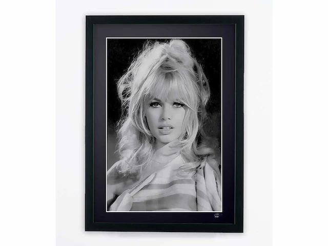 Brigitte bardot - iconic - - 70x50 cm - gelimiteerde oplage & certificaat - afbeelding 2 van  6