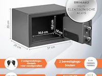 Brihard elektronische kluis - afbeelding 5 van  6