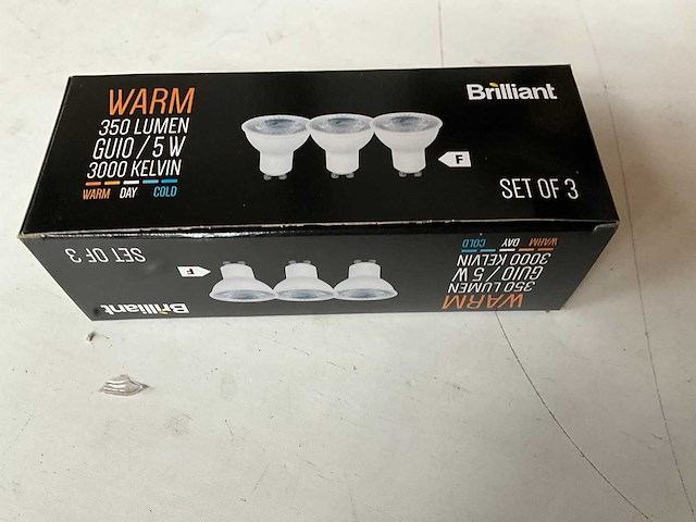 Brilliant 3-pack gu10 lichtbron (40x) - afbeelding 2 van  3