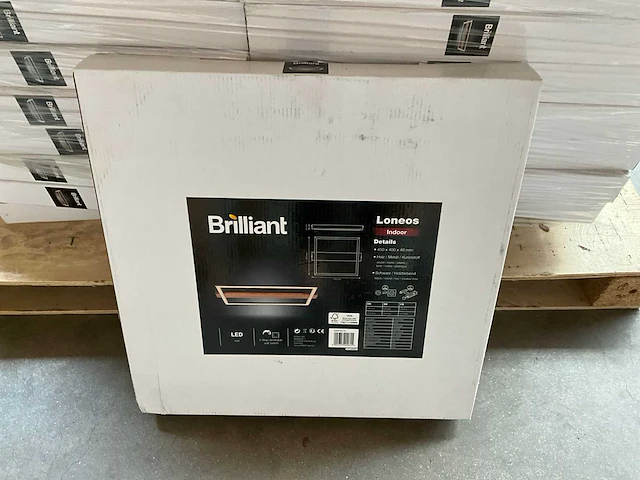Brilliant loneos indoor led plafondlamp 45 x 40 cm (31x) - afbeelding 2 van  4