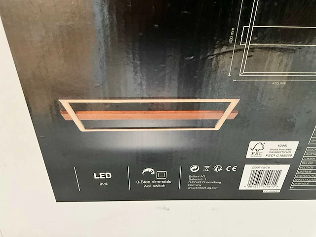 Brilliant loneos indoor led plafondlamp 45 x 40 cm (31x) - afbeelding 4 van  4
