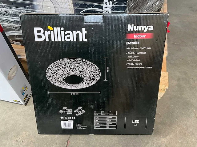 Brilliant nunya indoor led plafondlamp (36x) - afbeelding 5 van  8