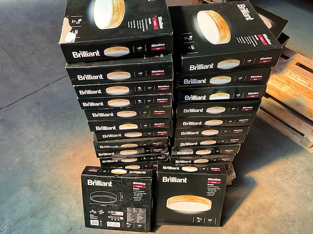 Brilliant slimline indoor led plafondlamp (26x) - afbeelding 1 van  5
