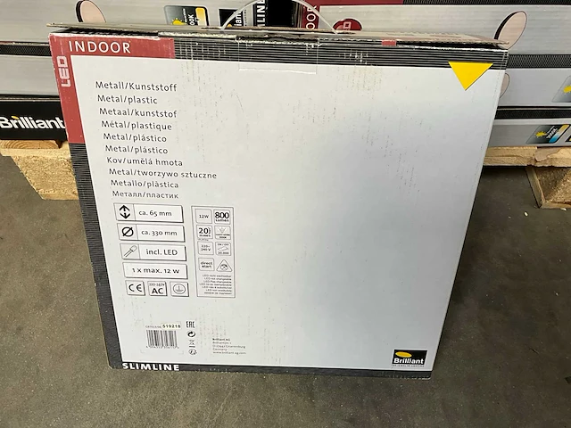 Brilliant slimline indoor led plafondlamp (28x) - afbeelding 4 van  5
