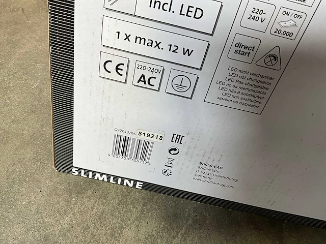 Brilliant slimline indoor led plafondlamp (28x) - afbeelding 5 van  5