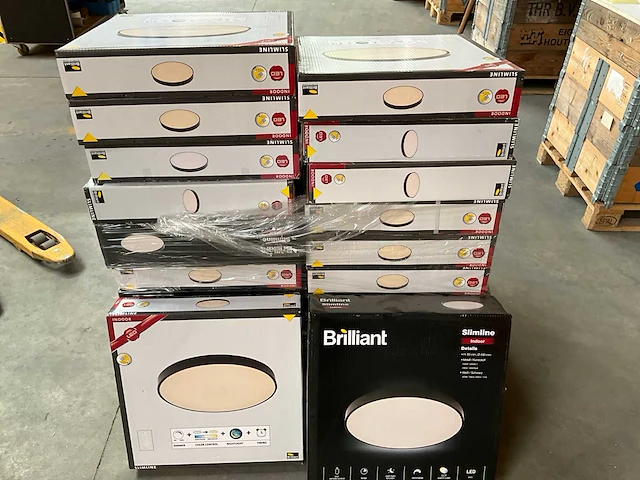 Brilliant slimline indoor plafondlamp met afstandsbediening (22x) - afbeelding 1 van  8